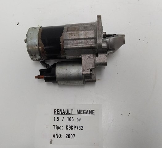 Motor arranque para renault megane ii (bm0/1_,bm0/1_) (2003-2008) 1.5 dci (bm1e,cm1e) k9k 8200584675A