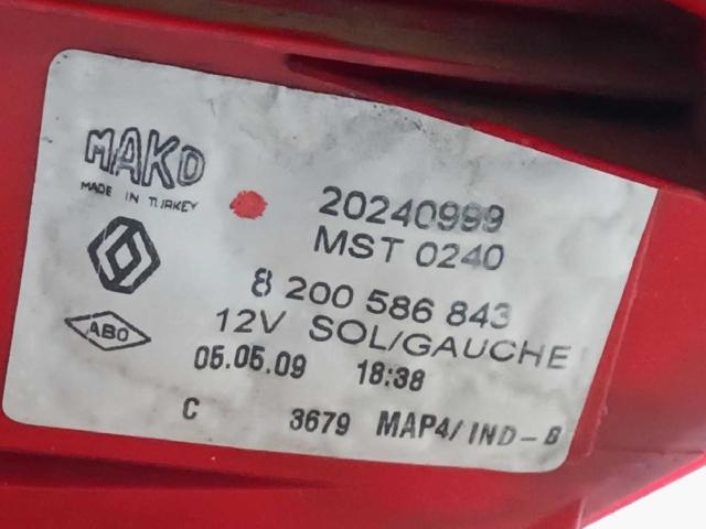 8200586843 RENAULT Piloto trasero izquierdo comprar Madrid