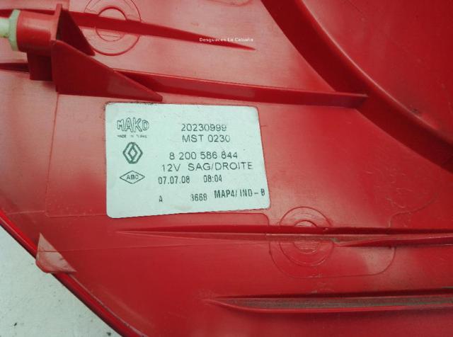 8200586844 Piloto trasero derecho  disponible Utrera