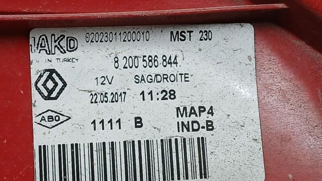 RENAULT 8200586844 Piloto trasero derecho  comprar en Albacete