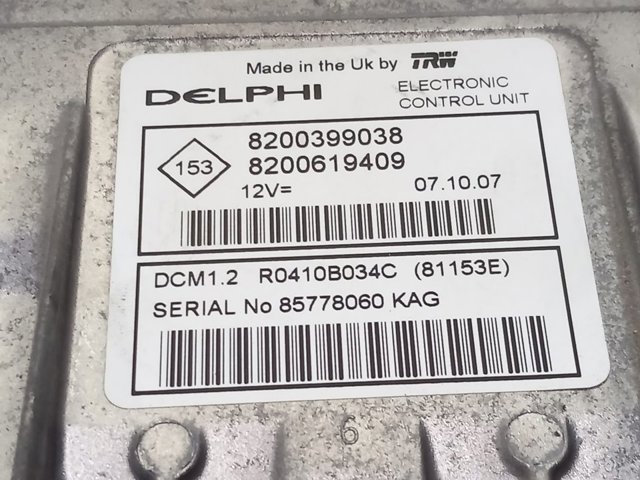 RENAULT 8200619409 ECU  en stock Valencia