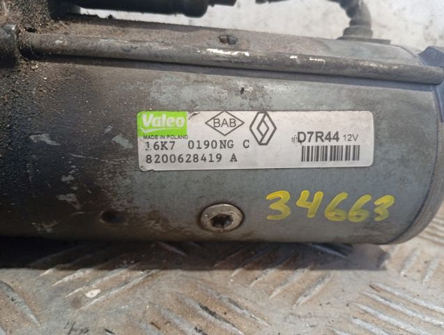 8200628419 RENAULT Motor de arranque  en stock Gandía