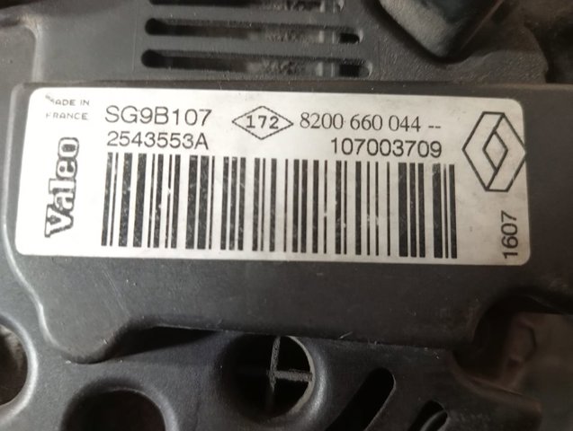 RENAULT 8200660044 Alternador  en stock Salamanca