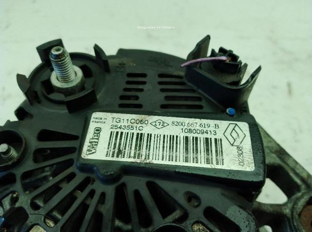 RENAULT 8200667619B Alternador  en stock Terrassa