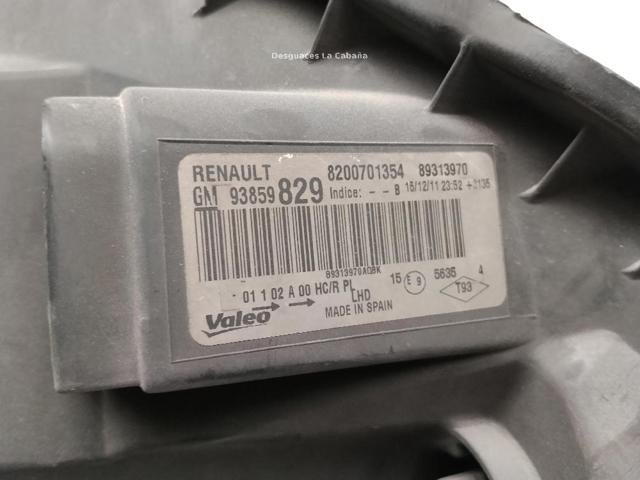 RENAULT 8200701352 Faro izquierdo  disponible Lugo