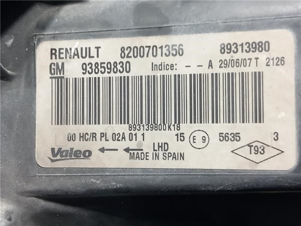 8200701356 OPEL Faro derecho comprar Alcalá
