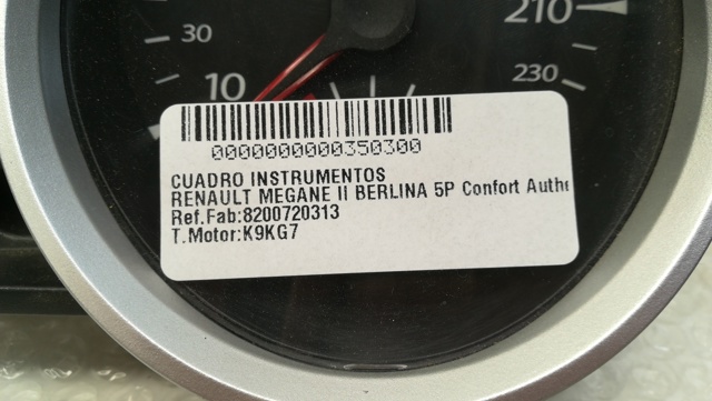 8200720313 RENAULT Tablero de instrumentos  comprar en Jaén