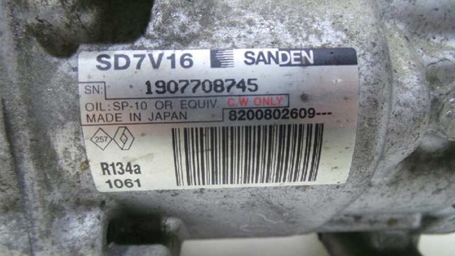 RENAULT 8200802609 Compresor de aire acondicionado  en stock Valencia