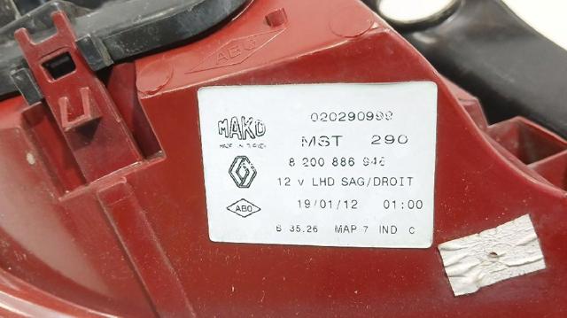 8200886946 RENAULT Piloto trasero derecho  disponible Vigo