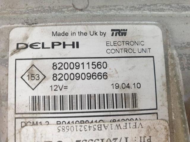 8200909666 Unidad de control del motor (ECU)  comprar en Reus