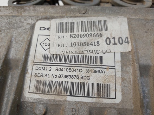8200909666 RENAULT Unidad de control del motor (ECU)  comprar en Lleida