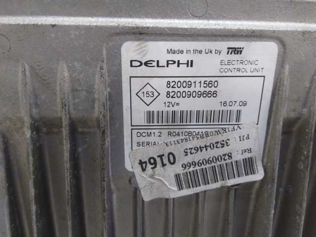8200909666 RENAULT Unidad de control del motor (ECU)  comprar en Lleida
