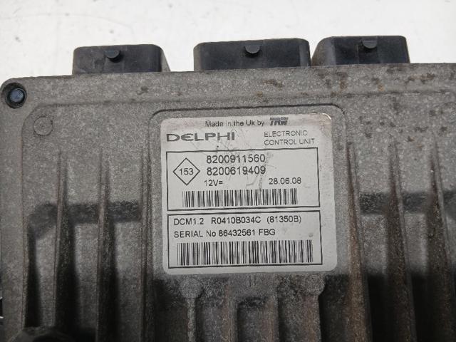 8200911560 RENAULT Unidad de control del motor (ECU)  comprar en Oviedo