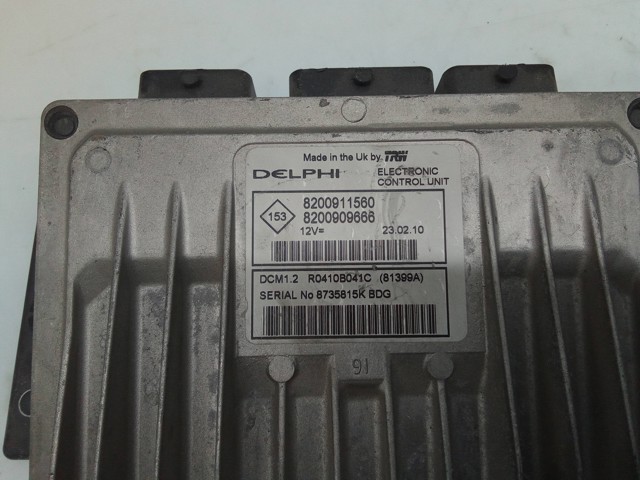 8200911560 RENAULT ECU  en stock Huelva