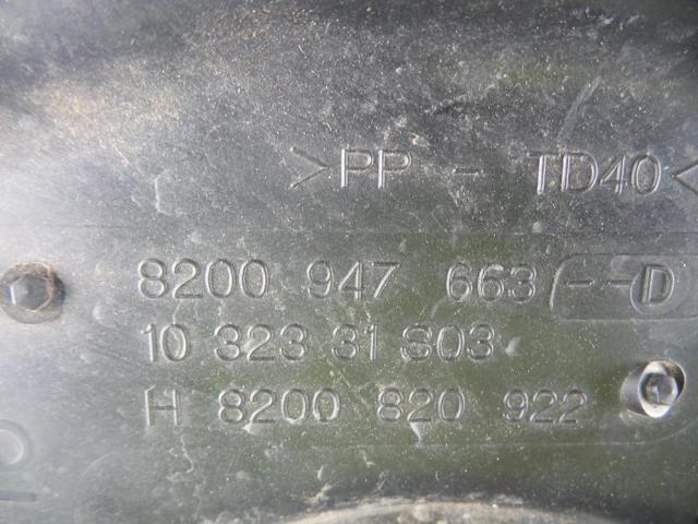 8200947663 RENAULT Caja del filtro de aire  comprar en Jaén