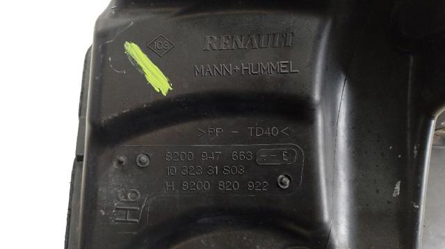 RENAULT 8200947663 Caja del filtro de aire  comprar en Albacete