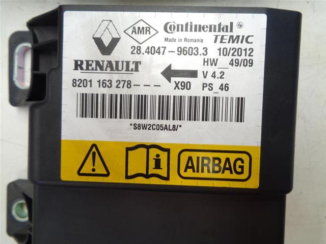 RENAULT 8201163278 Módulo de control de airbag  disponible Lugo