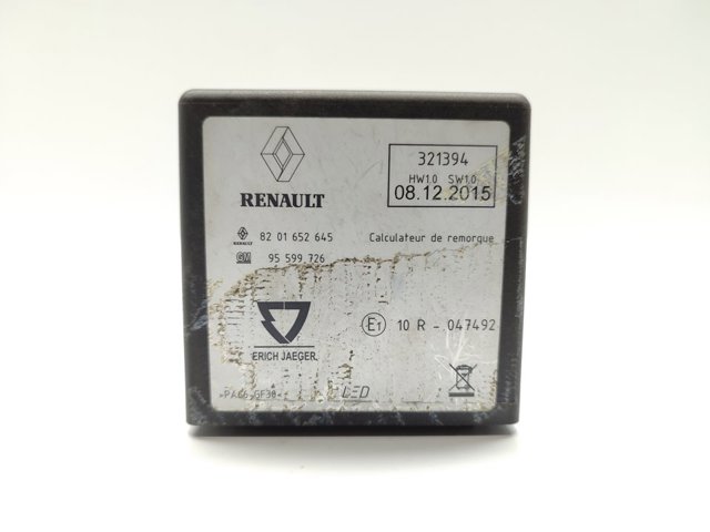 Unidad de control de bola de remolque 8201652645 Renault (RVI)