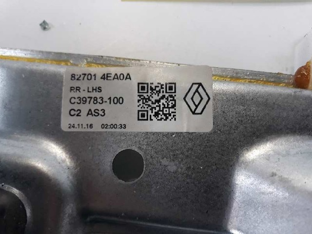 827014EA0A RENAULT Mecanismo de elevalunas de la puerta trasera izquierda  en stock Córdoba