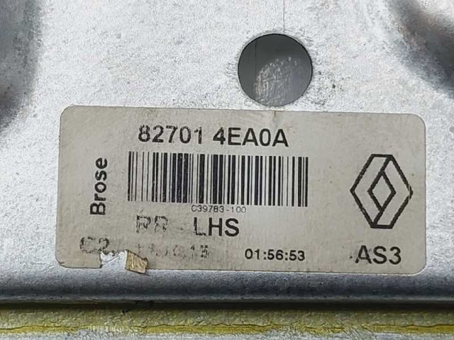 827014EA0A RENAULT Mecanismo de elevalunas de la puerta trasera izquierda  en stock Córdoba