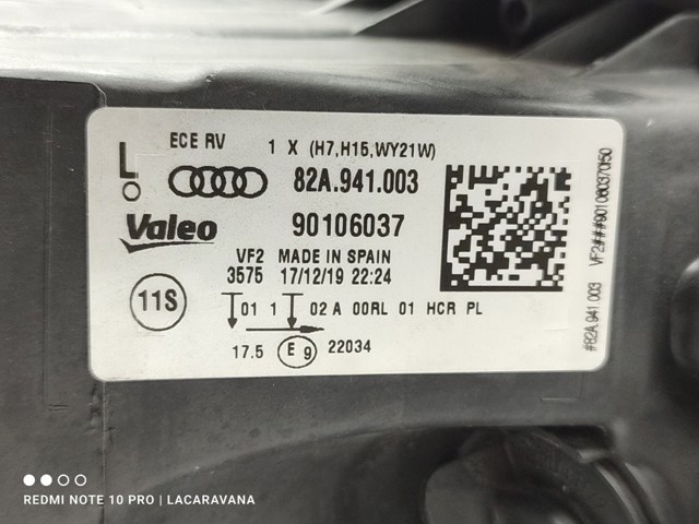 Faros Audi A1  (2018-2026)
