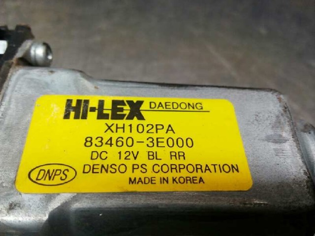 834603E000 HYUNDAI Motor del elevalunas de la puerta trasera derecha comprar Madrid