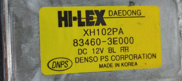 834603E000 Motor del elevalunas de la puerta trasera derecha  en stock Granada
