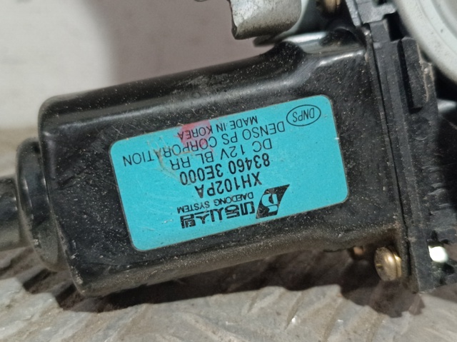 HYUNDAI 834603E000 Motor del elevalunas de la puerta trasera derecha comprar Tarragona