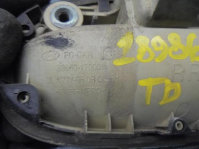 HYUNDAI 8366017000 Manija exterior derecha de puerta trasera comprar Pamplona