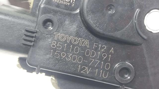 851100D191 TOYOTA Motor limpiaparabrisas  en stock Huelva