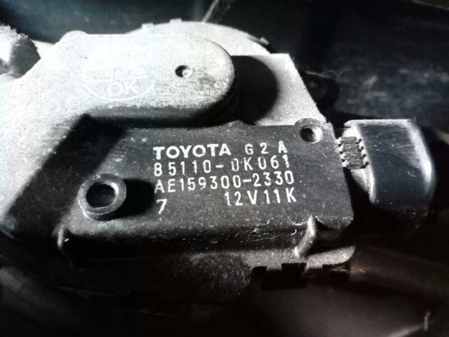 Motor del limpiaparabrisas del parabrisas 851100K061 Toyota