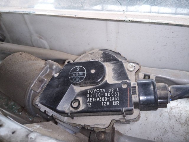 Motor del limpiaparabrisas del parabrisas 851100K061 Toyota