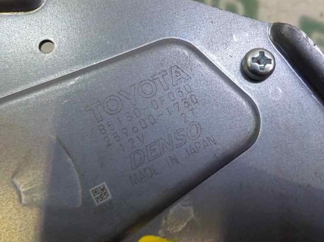 TOYOTA 851300F030 Motor limpiaparabrisas, trasera  en stock Valencia
