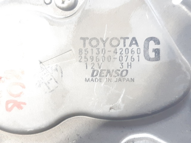 TOYOTA 8513042060 Motor limpiaparabrisas, trasera  en stock Valencia