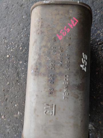 Silencioso trasero 852519 OPEL