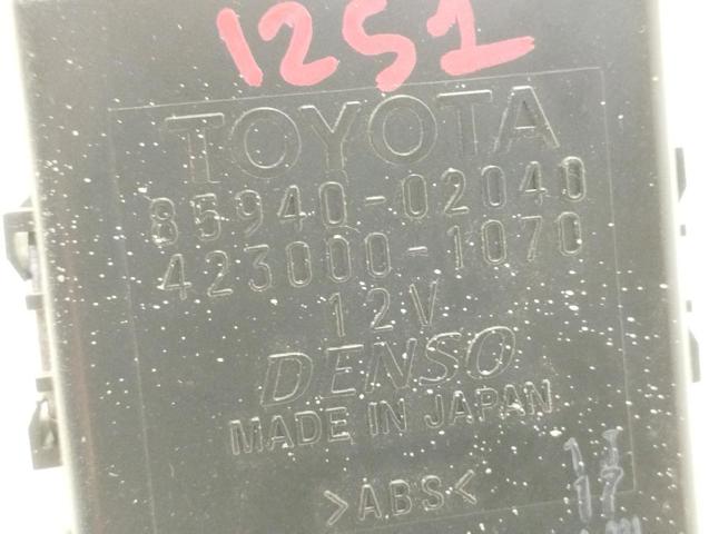 Relé de intermitencia del limpiaparabrisas Toyota Auris E15