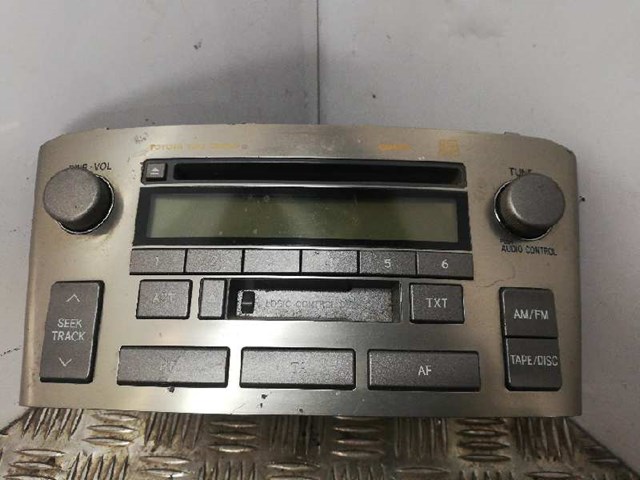 Sistema audio / radio cd para toyota avensis 2.0 (azt250_) 1az-fse 86120-05080