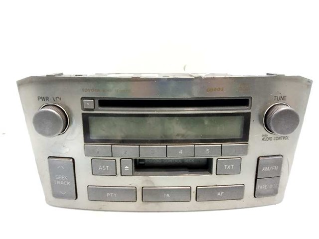 Sistema audio / radio cd para toyota avensis 2.0 d-4d (cdt250_) 1cdftv 85kw 8612005080
