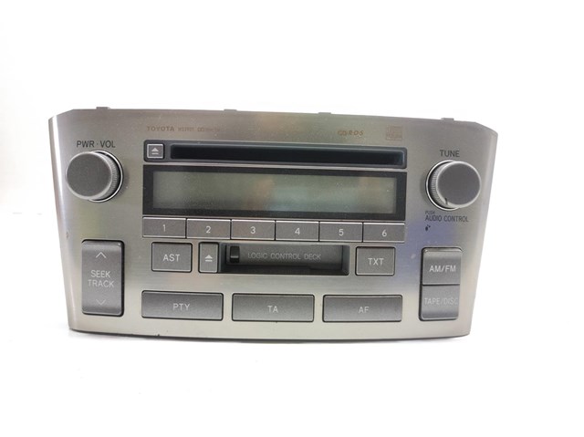 Sistema audio / radio cd para toyota avensis sedán 2.0 d-4d (cdt250_) 1cdftv 8612005080