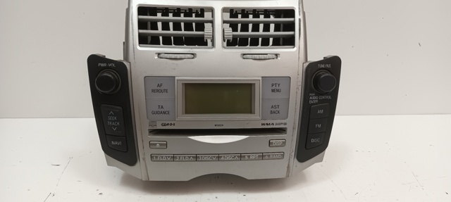 Sistema audio / radio cd para toyota yaris 1.3 vvt-i (scp90_) 2sz 861200D210