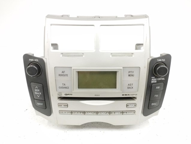Sistema audio / radio cd para toyota yaris 1.3 vvt-i (scp90_) 2szfe 861200D210