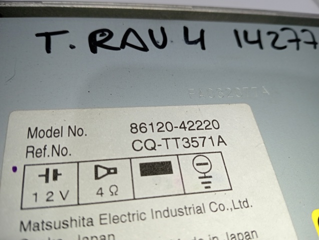 TOYOTA 8612042220 Radio  en stock Valencia