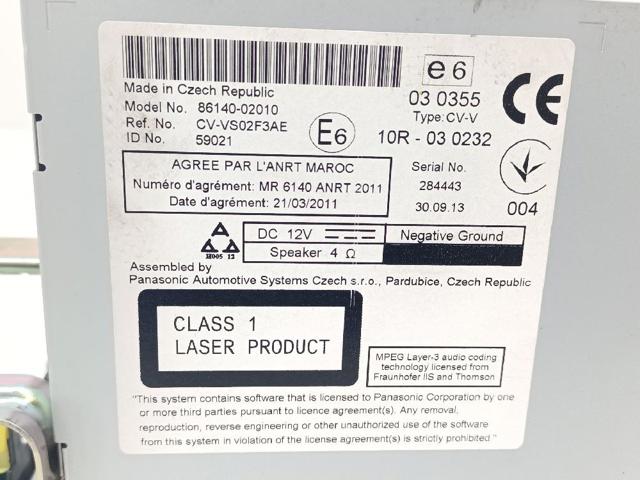 TOYOTA 8614002010 Radio comprar Pamplona