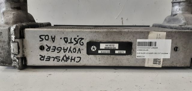 Precio del repuesto Enfriador de aire de admisión Voyager III monovolumen