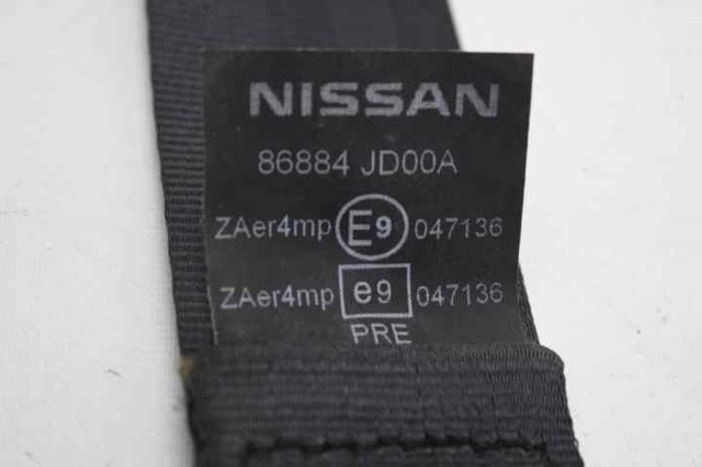 86884JD00A NISSAN Cinturón de seguridad delantero derecho  comprar en Lleida