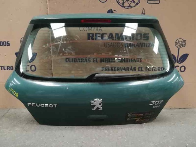 Puerta trasera del maletero (portón trasero) Peugeot 307 segundo mano en Madrid