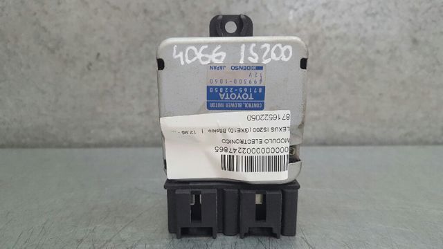 8716522050 TOYOTA Resistencia de calefacción comprar Bilbao
