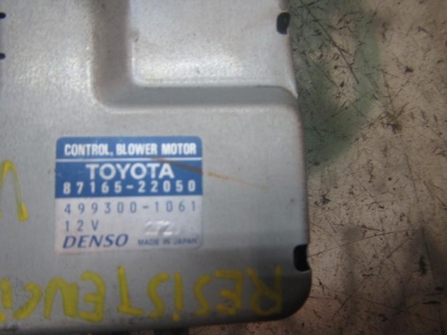8716522050 TOYOTA Resistencia de calefacción  en stock Huelva