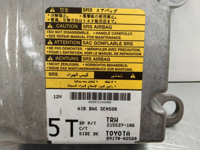 TOYOTA 8917002560 Módulo de control de airbag  comprar en Albacete