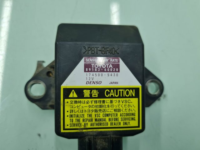 8918360020 TOYOTA Sensor de aceleración lateral (ESP)  en stock Huelva